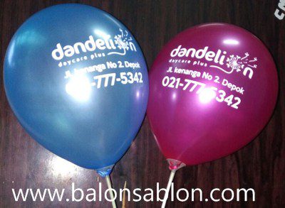 Balon Sablon di Makassar