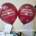 Balon Sablon Warung Upnormal