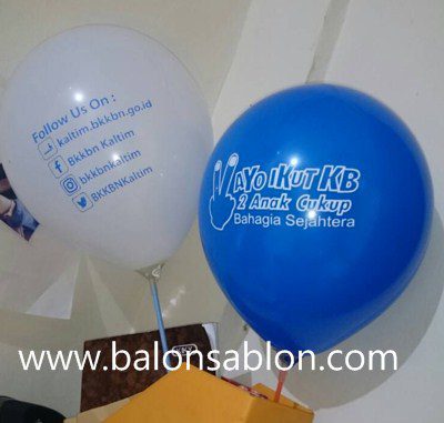 Balon Sablon di Bangka Selatan