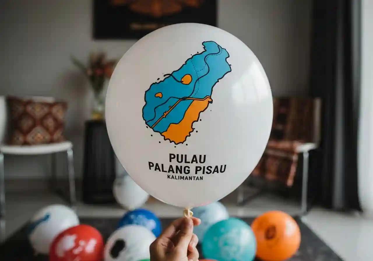 Balon Cetak Pulang Pisau