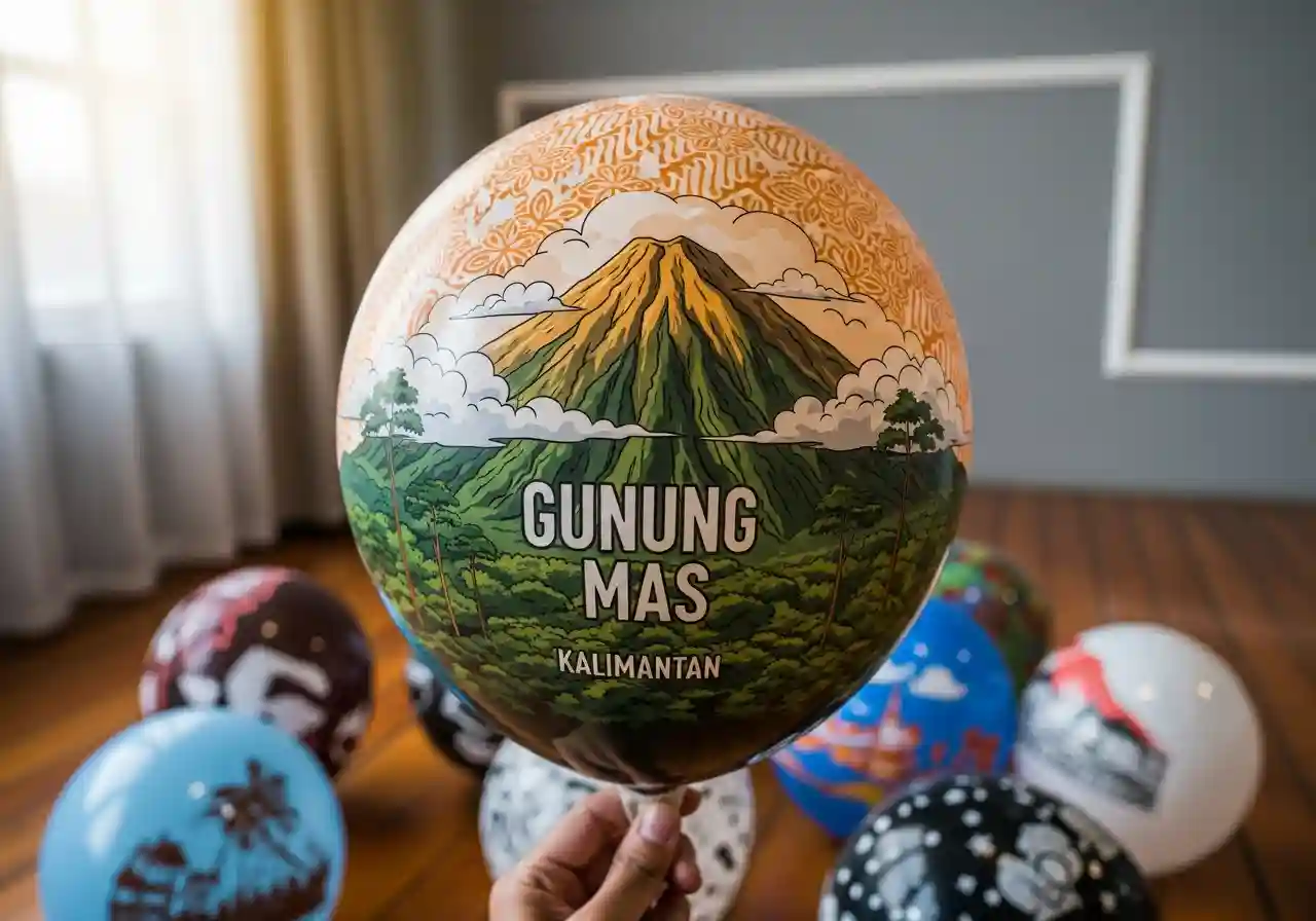 Balon Sablon Gunung Mas