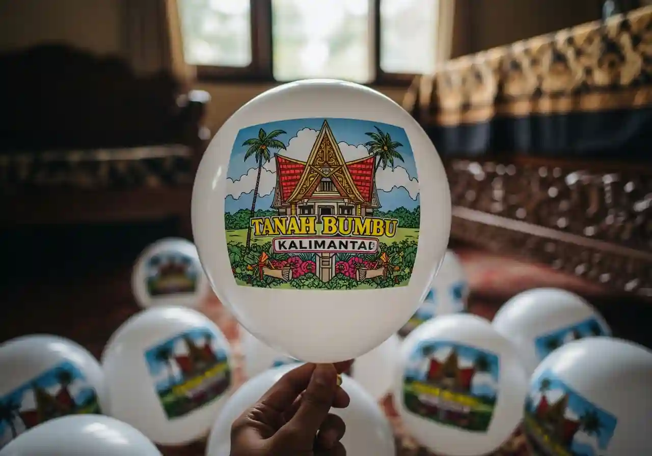 Balon Sablon Tanah Bumbu